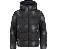 Purewhite - Heren Regular Fit Puffer Jas - Zwart - Maat XL