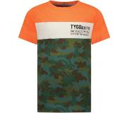 TYGO & vito jongens shirt X203-6468 oranje | Maat: 98-104