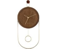 Karlsson Wandklok Swing - Donker Hout - 20x4x46cm