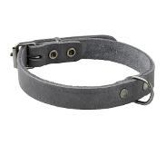Adori Halsband Vetleder Met Print Grijs - Hondenhalsband - 14mmx35 cm