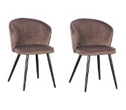 Pole to Pole - River stoel - Brons - Set van 2