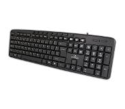 Titanum TK111 USB multimedia Toetsenbord Zwart