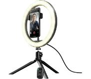 Trust Smartphone-Stativ Maku Ringlicht-VLogging-Set