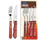 Tramontina Churrasco bestekset Jumbo 4-delig rood
