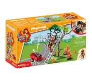 Playmobil - PLAYMOBIL 70917 D.O.C brandweeractie red de kat