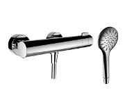 Laufen Thermostatische Douchemengkraan Laufen TWINPLUS met douchegarnituur Chroom