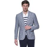 Dutch Dandies Colbert Heren Donkerblauw | Maat: 48 | 74% Linnen, 26% Polyester