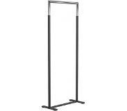 Frost garderobe C STAND B628xH1500xD300mm staand mat zwart