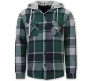 Enos Houthakkers Vest met Capuchon - Groen