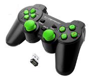 Northix GLADIATOR - Black/Green - Gamepad - PC