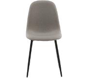 Venture Home Eetkamerstoelen 2 st Polar polyester grijs en zwart