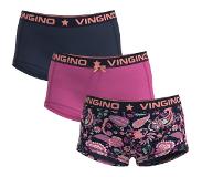 Vingino Hipster-G224-13 PAISLEY 3PACK Meisjes onderbroek - Maat 122/128