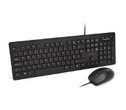 V7 CKU700UK toetsenbord Inclusief muis USB Brits Engels Zwart