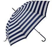 Juleeze Paraplu Volwassenen Ø 100 cm Blauw Polyester Strepen Regenscherm