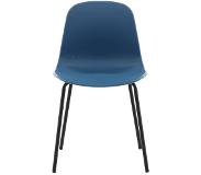 Venture Home Eetkamerstoelen 2 st Arctic kunststof zwart en blauw