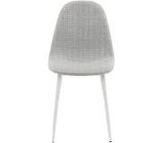 Venture Home Eetkamerstoelen 2 st Polar polyester grijs en wit