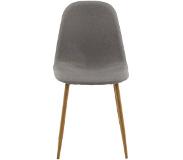 Venture Home Eetkamerstoelen 2 st Polar polyester grijs en naturel