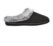 SKECHERS Cozy Campfire pantoffels zwart Textiel Maat 37