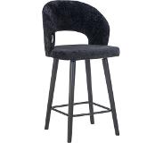 Richmond Counterstoel Savoy black chenille (Bergen 809 black chenille) (Groen, 50.0x57.0x100.0cm)