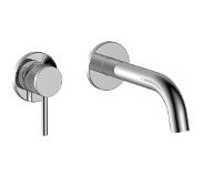 Sub nala thermostatische douchekraan met 2-weg omstelling 18 x 13,6 cm, chroom