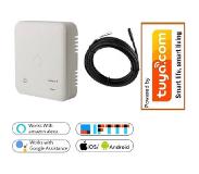 Optima WIFI opbouw thermostaat zonder display, programmeerbaar, tuya compatible, Optima W basic, bedienbaar via app
