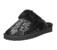 Super cracks Dames Pantoffels - Black - Maat 37