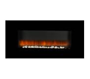 Alpina Classic Fire Seattle Sfeerhaard - 1800-2000 Watt - Elektrische Opbouwhaard & Verwarming - LED - Afstandsbediening - Timer - zwart
