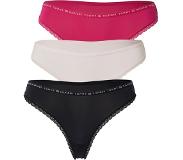 Tommy Hilfiger string (set van 3) roze/fuchsia/zwart Dames