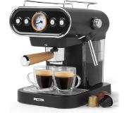 Petra Espressomachine met melkopschuimer - Voor bonen en cups - Petra