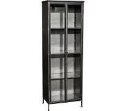 Ptmd High Cabinet Steel Glass Doors