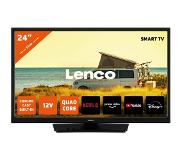 Lenco 24" Android Smart Tv Met 12v Auto Adapter Lenco Led-2463bk Zwart
