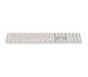 LMP - Aluminium Bluetooth Numeriek Toetsenbord - 110 keys - QWERTY (EN) indeling (ISO) - Multi-Host feature - Zilver/Wit