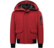 Enos Korte Model Heren Winterjas - 8821 - Rood