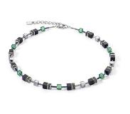 Coeur de Lion collier Iconic Precious Onyx silver sage green