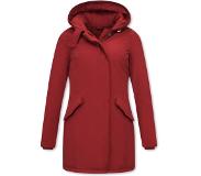 Gentile Bellini Winterjas Getailleerd Dames met Capuchon - 280 - Rood