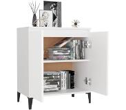 vidaXL Dressoir 60x35x70 cm bewerkt hout wit