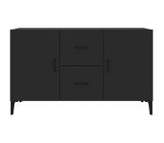 vidaXL Dressoir 100x36x60 cm bewerkt hout zwart