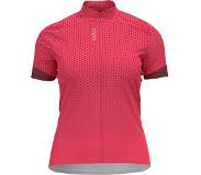 Odlo Integral Essential Imprim Short Sleeve Jersey Roze S Vrouw