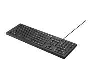 Renkforce RF-KB-500 bedraad toetsenbord Duits, QWERTZ zwart spatwaterdicht, stofbescherming