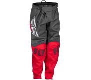 FLY Racing Fly F-16 Grey / Red Kids Pants