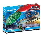 Playmobil Constructie-speelset Politiehelikopter: parachute-achtervolging (70569), City Action Made in Germany (19 stuks)