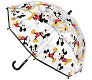 Mickey Mouse Paraplu - Disney - Zwart - Kinder Paraplu - Semi Transparant - ø67