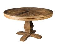 Ptmd collection PTMD Elm Brown iepenhout dinertafel rond 135 cm (135x135x77cm)