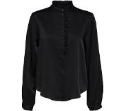 Selected femme Marit blouse van satijn met ruches