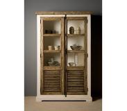 TOFF Amanda Vitrine 2 drs. (Groen, 120x190cm)