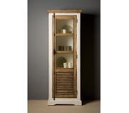 TOFF Amanda Vitrine 1dr. (Groen, 69x190cm)