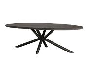 TOFF Selva mango oval diningtable top 1,5 / 2,5 - 220 (Groen, 220x110x77cm)
