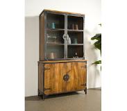 TOFF Basto - Cabinet 4 drs. 2 part dresser (Groen, 120x210cm)