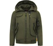 Just Key Korte Winterjas Heren - 1771 - Groen
