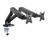 Audizio Monitor Arm 2 Schermen - Audizio MAD20G - Voor 17 tot 32 Inch Beeldschermen - Verstelbaar - Universeel
